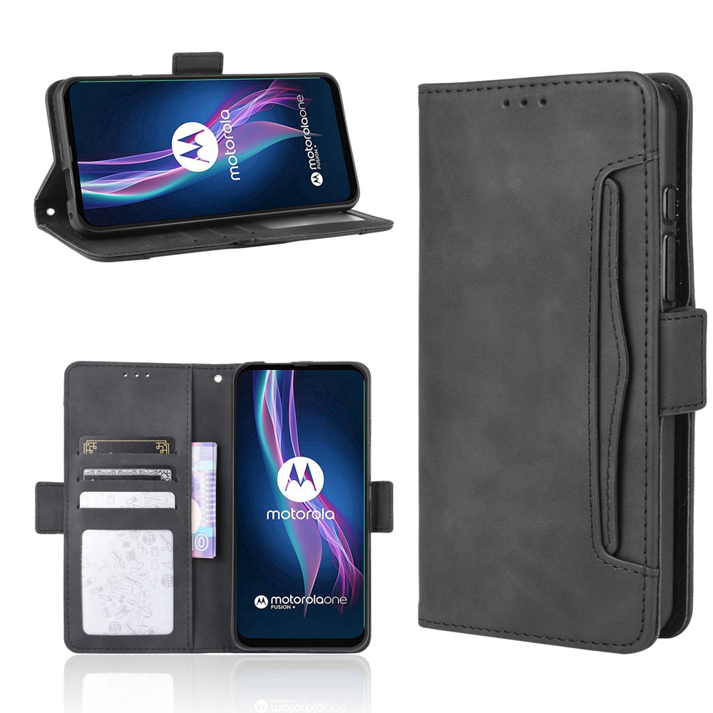 MultiCard Slots Casing Motorola One Fusion+ Wallet Case