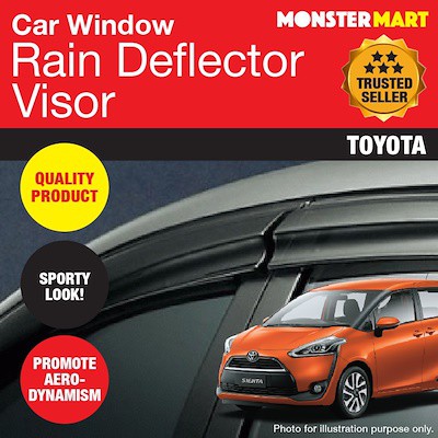 Car Rain Deflector Visor Toyota Shopee Singapore