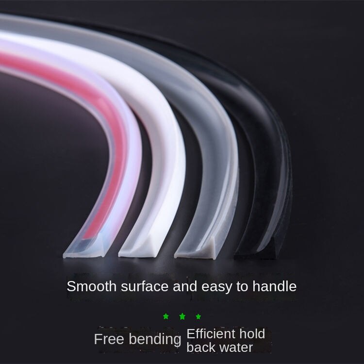 Kitchen Countertop Water Blocking Strip Bathroom Sink Waterproof ...