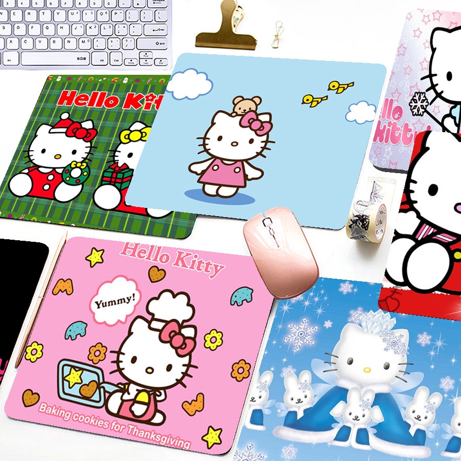 Cute Gaming Mouse Pad Hello Kitty Game Antislip Pad LoL Gamer Mousepad