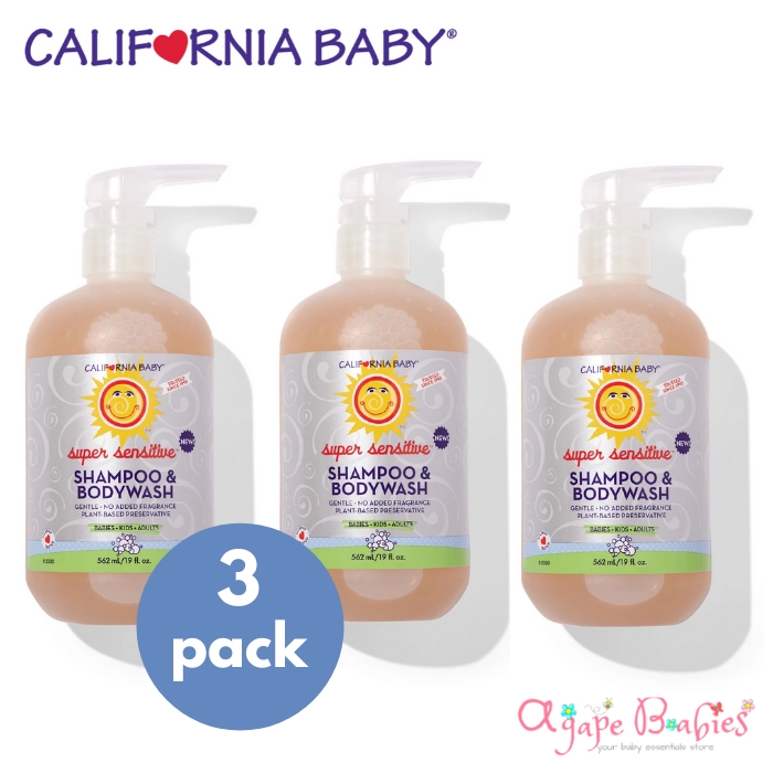 california baby super sensitive shampoo and body wash