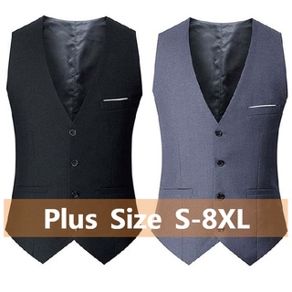 Image of 【Plus Size】Men's vest suit casual Big size best man vest