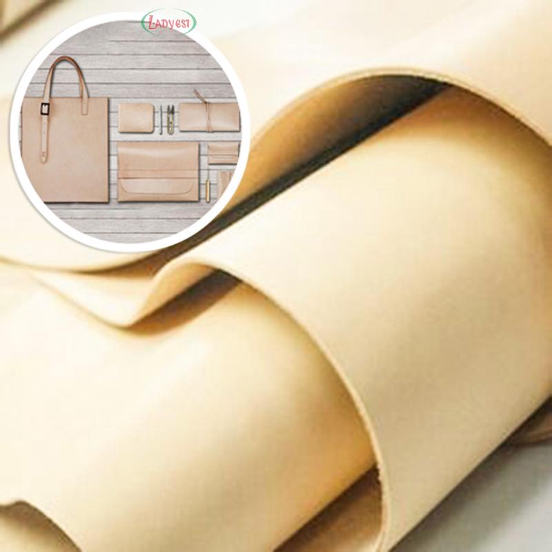 Leather Fabric 1 5mm Sew Cowhide Natural Material Scrap Trim