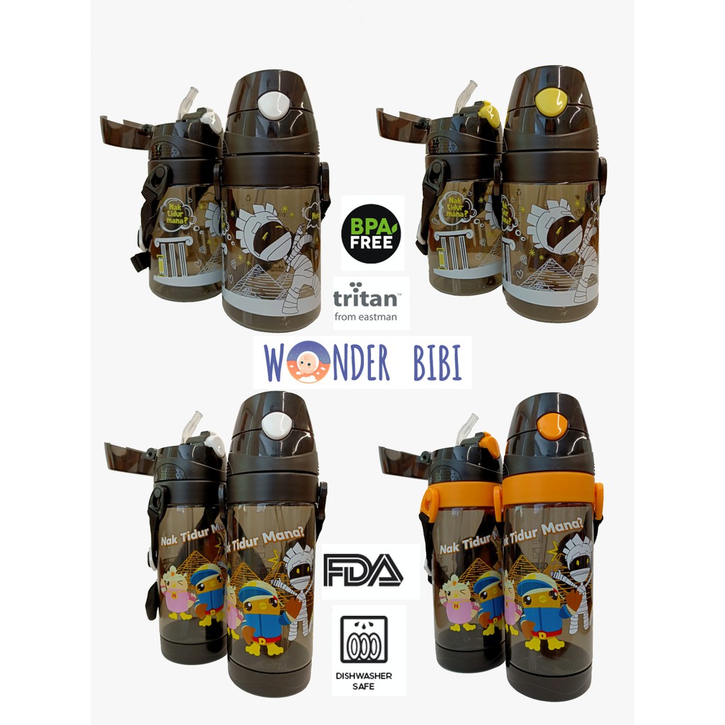 Shop Malaysia New Didi Friends Special Edition Tritan Water Bottle With Straw Shopee Singapore
