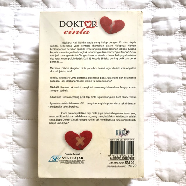 Preloved Novel Love Doctor Shopee Singapore