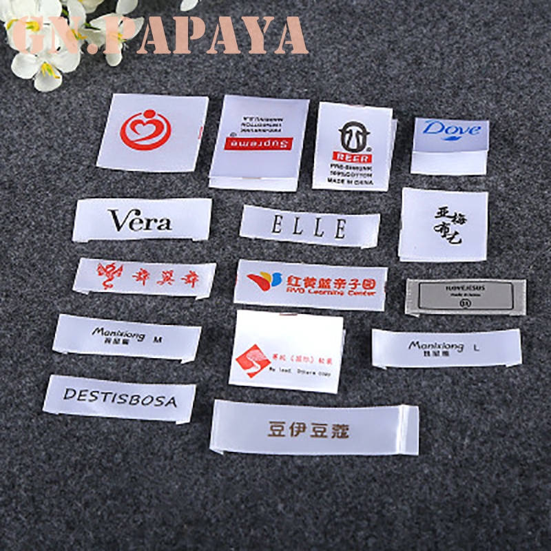 printed care labels