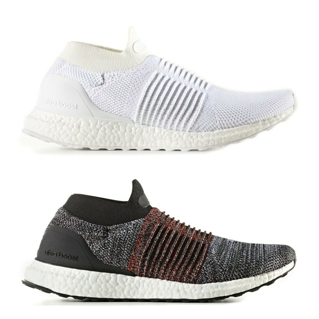 triple white laceless ultra boost