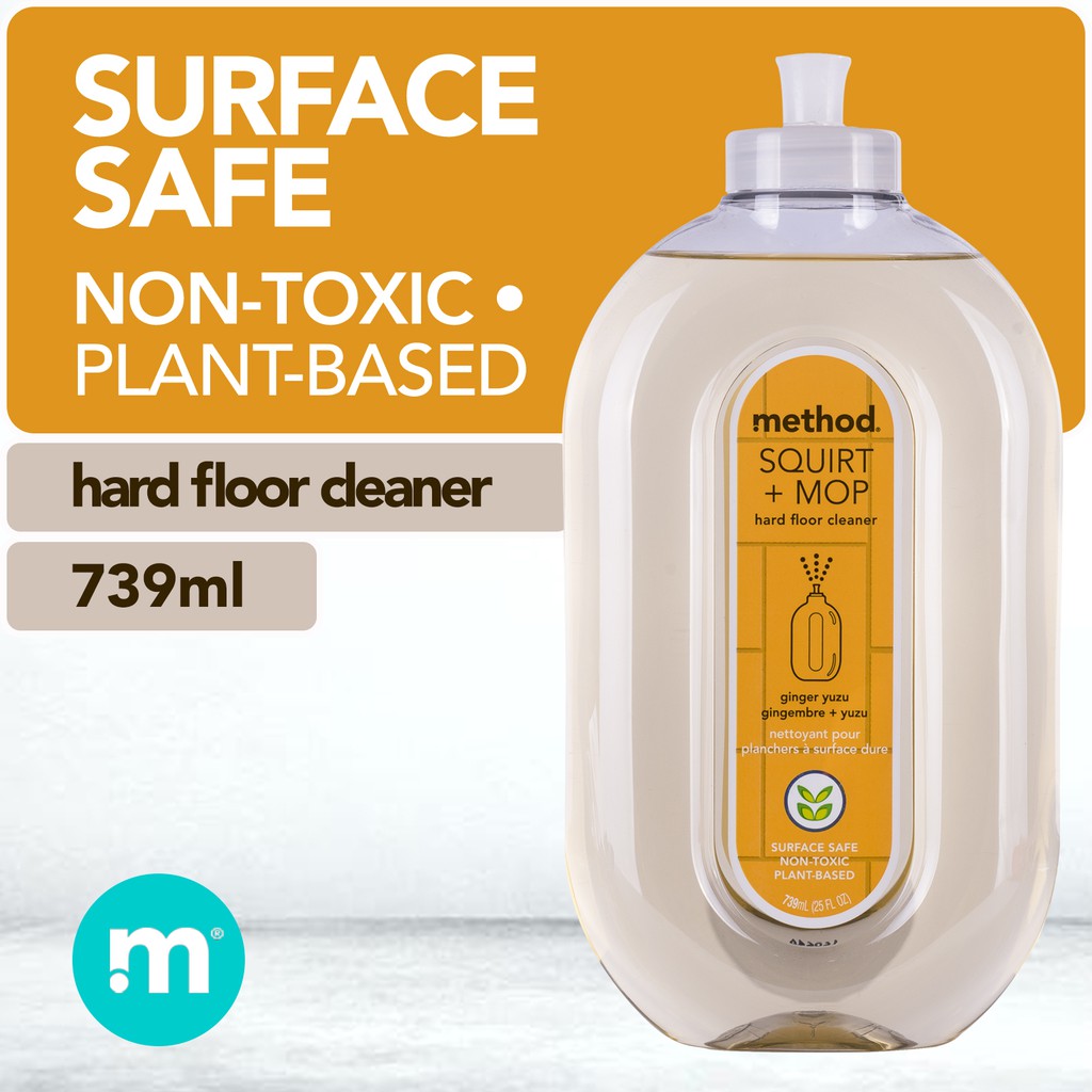 Method Squirt Mop Hard Floor Cleaner Ginger Yuzu 739ml