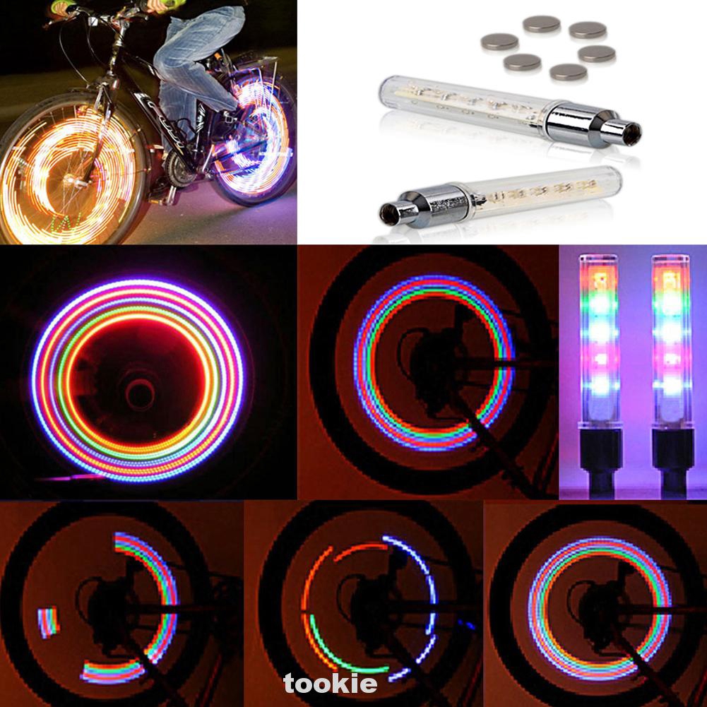 neon bicycle lights