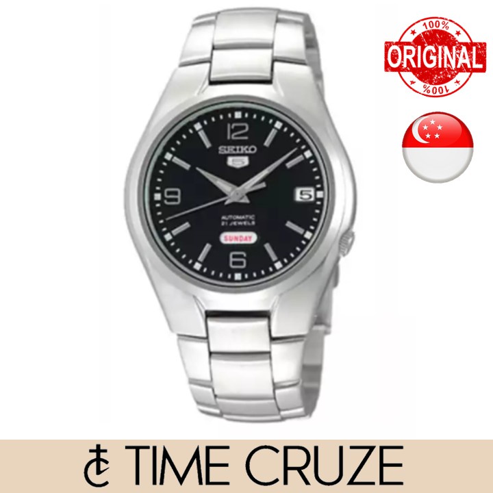 Time Cruze] Seiko 5 Automatic Stainless Steel Black Dial Men Watch SNK623  SNK623K SNK623K1 | Shopee Singapore