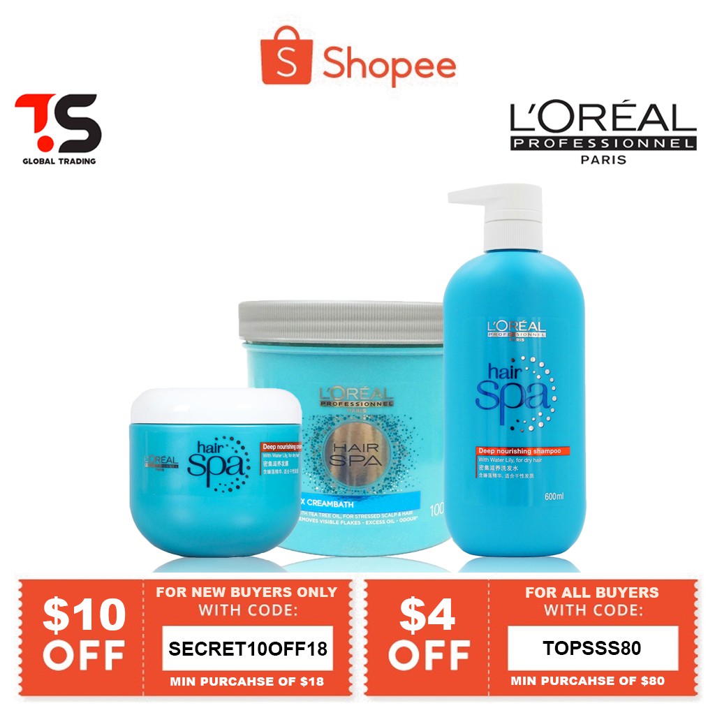BEST-SELLER☆LOREAL Professional Hair Spa Shampoo / Masque - Loreal Hairspa  | Shopee Singapore