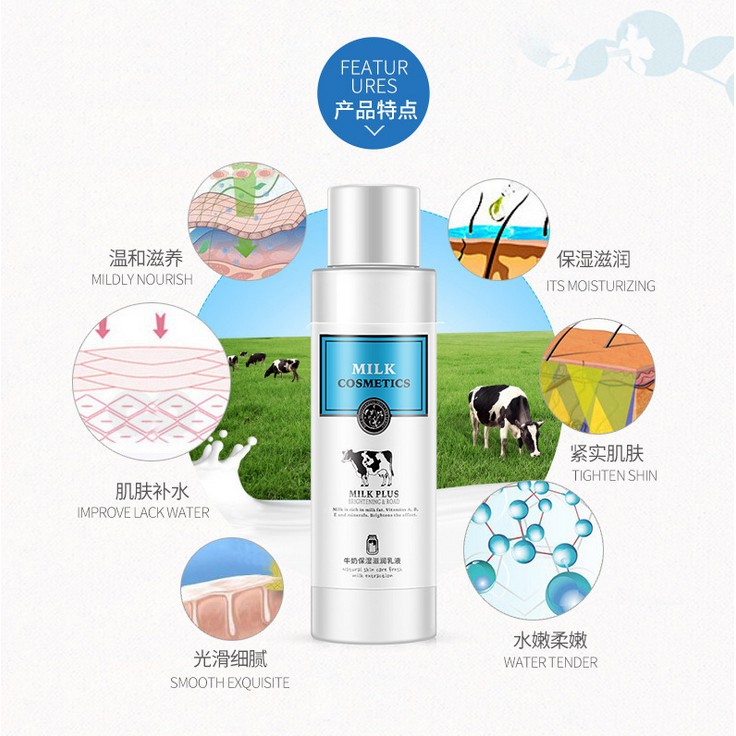 milk cosmetics moisturizer
