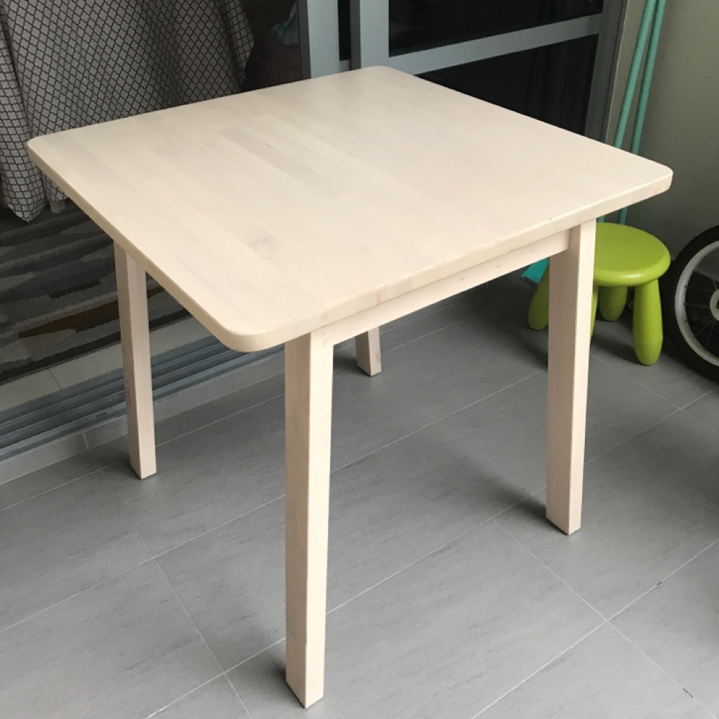 Ikea square table 75cm x 75cm Shopee Singapore