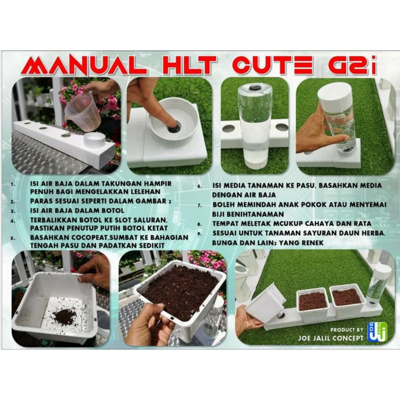 Shop Malaysia Pasu Hidroponik Hygrowpot Hlt Cute G2 Self Watering Hydroponic System Shopee Singapore