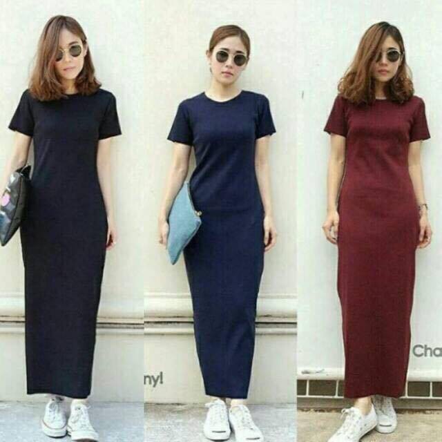 plain maxi dresses online