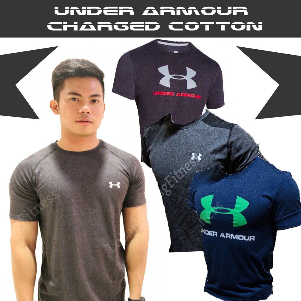 100 cotton under armour t shirts