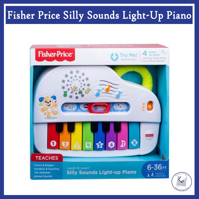 fisher price laugh and learn silly sounds light up piano