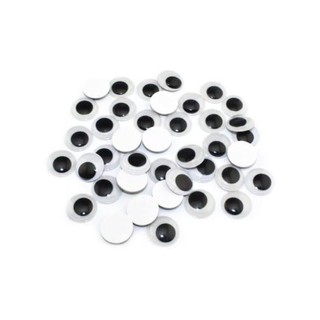 Pack of 1500pcs Googly Eyes Self Adhesive Colored Wiggle Eyes for Crafts Plastic Eye Stickers Eyeballs DIY Dolls Toys Eye Scrapbooking Accessories Multi Colors and Sizes 4mm/5mm/6mm/8mm/15mm Style 1 
