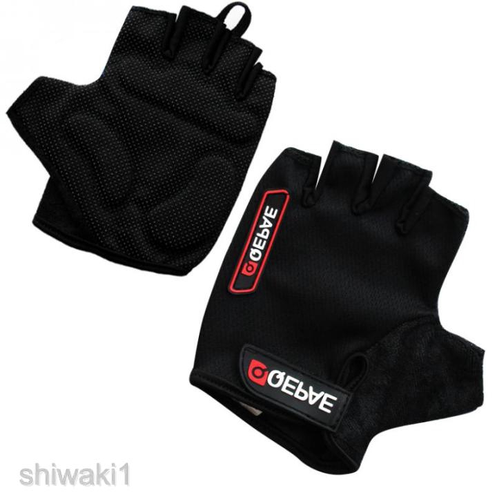 womens short finger cycling gloves