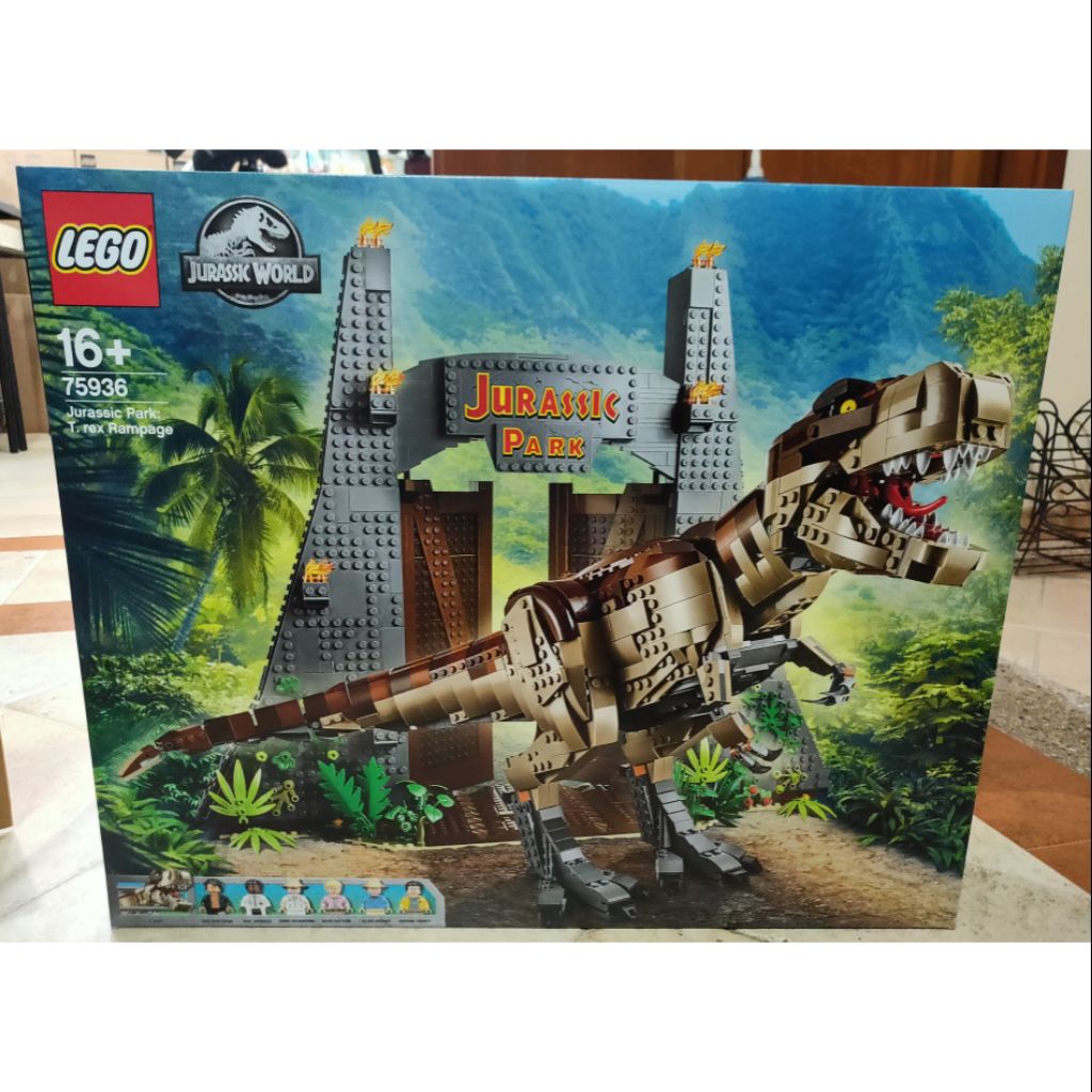 jurassic park t rex rampage lego