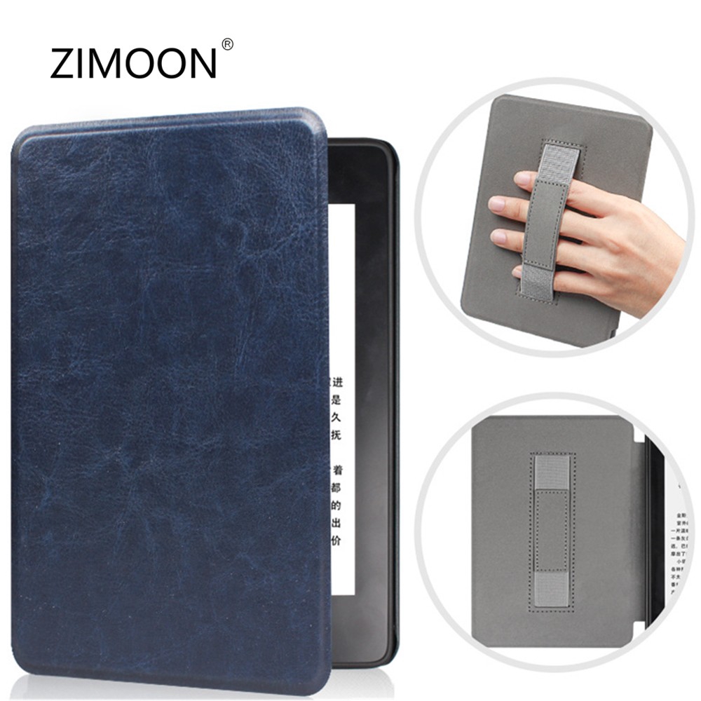 Amazon Kindle Paperwhite 2/3/4 Casewith Hand Strap PU Leather for