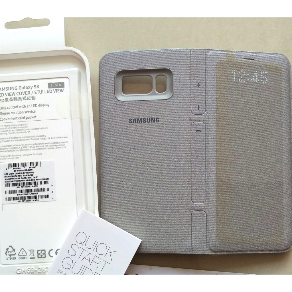 halvø Forventning lettelse Samsung Galaxy S8 Case LED View Cover Original | Shopee Singapore