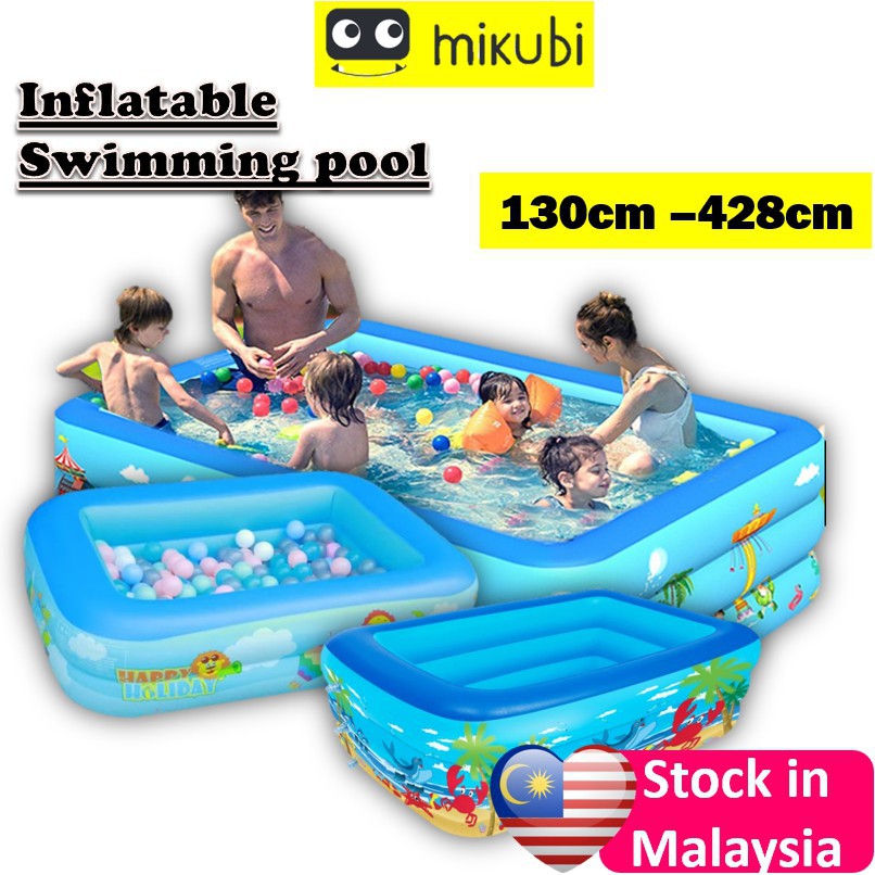 Intex Inflatable Swimming Pool Toy Ocean Ball Swim Pool Mainan Kolam Renang Budak Mandi 57482 宝宝充气游泳池婴幼儿洗澡盆小孩儿童海洋球泳池 Lazada