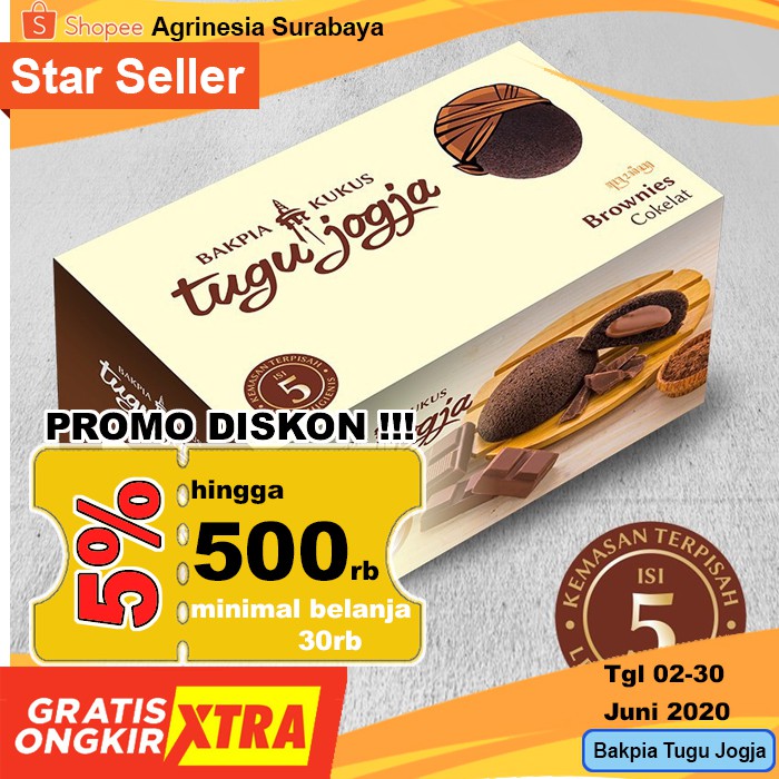 Bakpia Steamed Tugu Jogja Chocolate Brownies with 5 contents (minipack