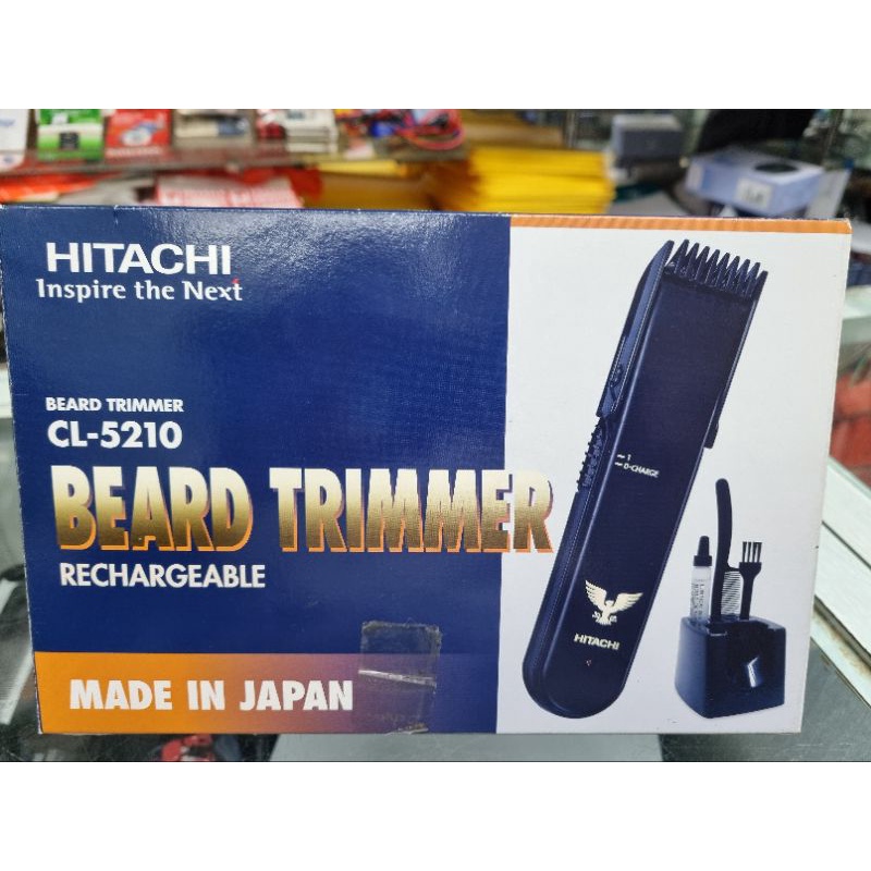 HITACHI CL 5210 RECHARGEABLE BEARD TRIMMER Shopee Singapore