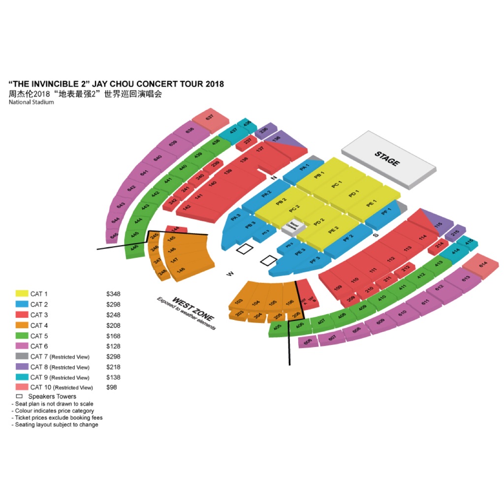 Jay Chou Tickets Singapore is rated the best in 08/2024 BeeCost