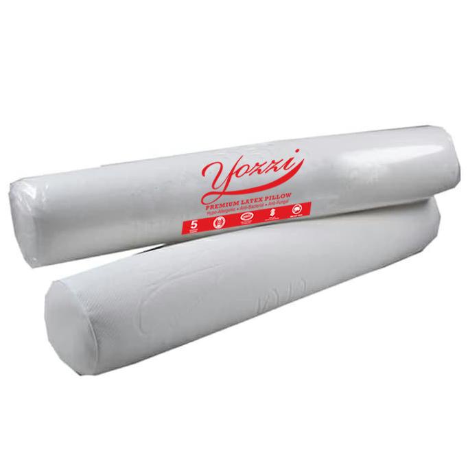 Yozzi Pillow Guling/Bolster Latex Premium Jumbo (Long Bolster) Shopee