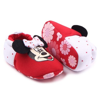 Minnie Mouse Anti-slip newborn Baby Shoes Soft Cotton Baby First Walkers #1