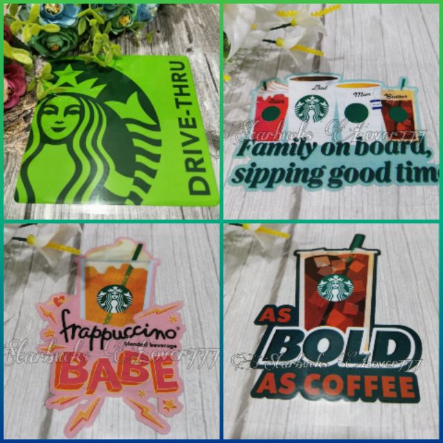 Shop Malaysia Starbucks Drive Thru Car Sticker Bumper Sticker Shopee Singapore