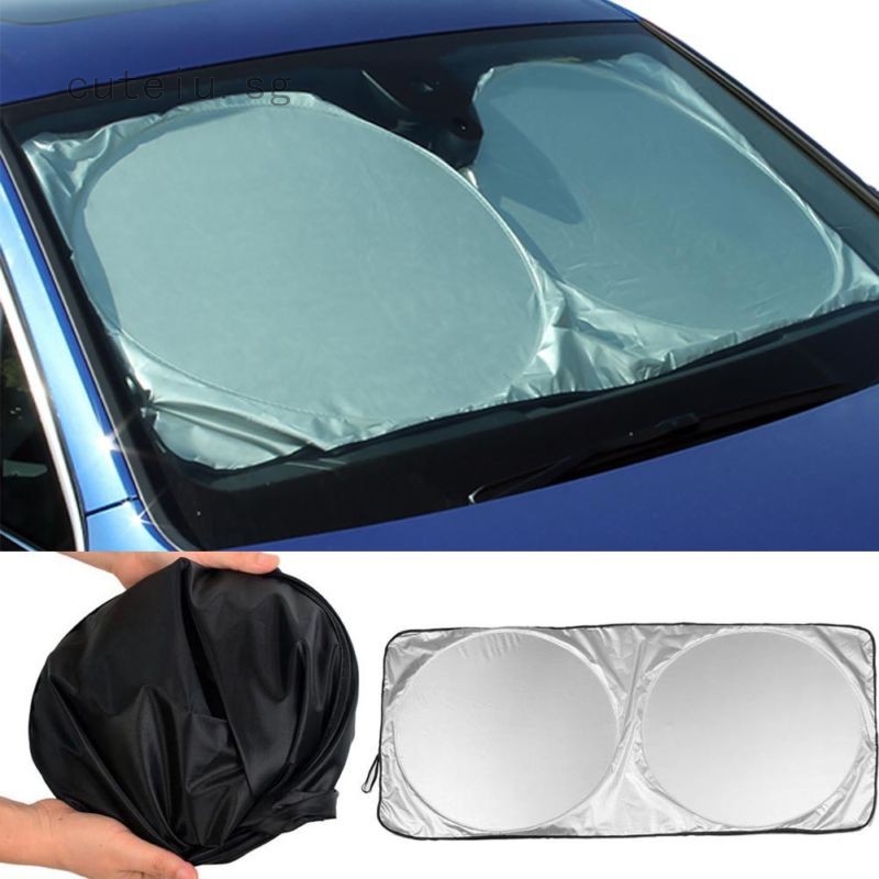 Car Windscreen Sun Shade Shield Reflective Foldable Sunshade UV Blind Visor 