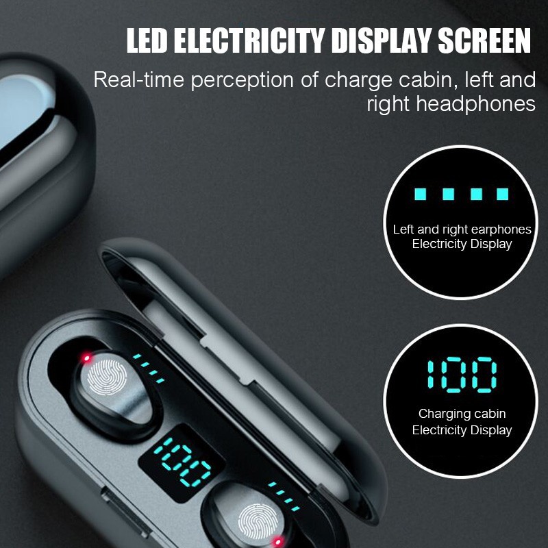 true wireless headset f9 5.0