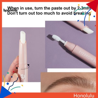 Hono* Natural Effect Eyebrow Wax Pen Eyebrow Styling Soap Pen Compact for Female
