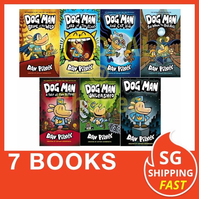 [CLEARANCE] Dog Man Collection Box Set (7 Hardcover Books) Shopee