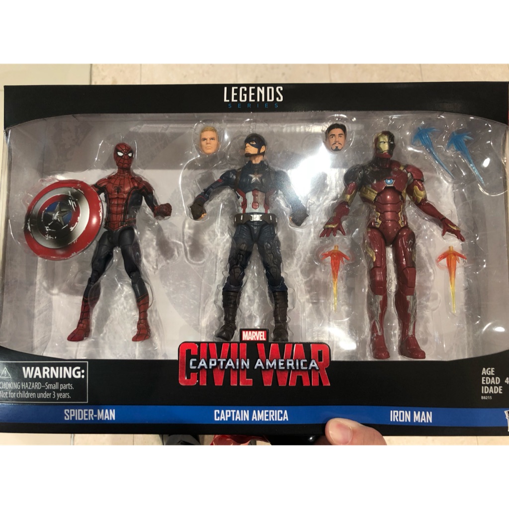 captain america 3 pack