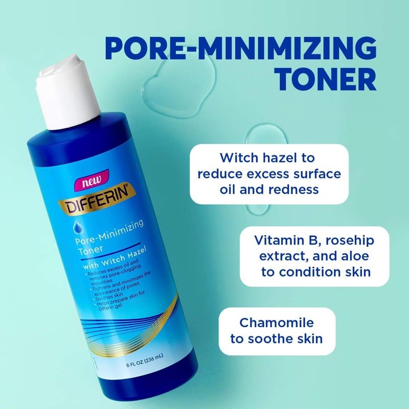 differin pore minimizing toner with witch hazel