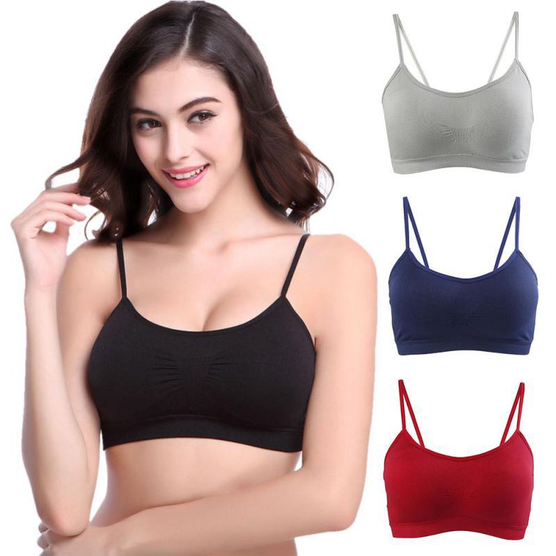 women's black bralette