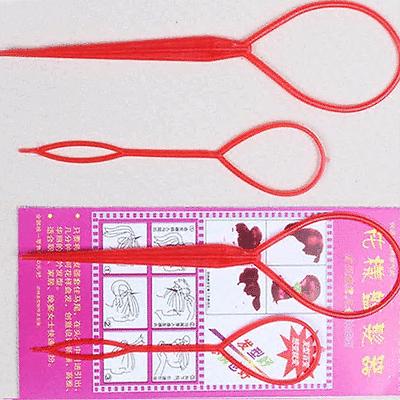 Magic Small Topsy Tail Hair Braid Ponytail Hair Accessory Maker Styling #4