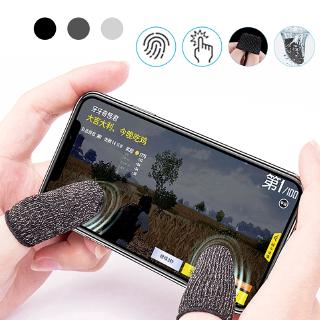 2pcs（1 Pair ）Game Finger Anti-Sweat Thumb Cover Professional Touch Screen Finger Sleeve for Mobile Phone Gaming Gloves