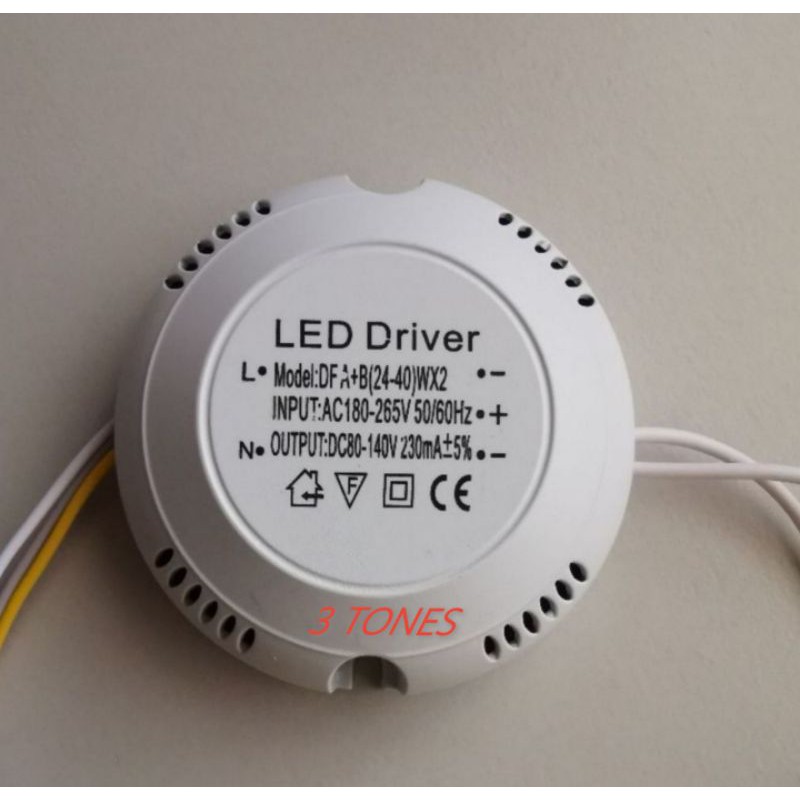 LED DRIVER 3 TONES LED 12W24W*1/8W24W*2/24W40W*2 Shopee Singapore