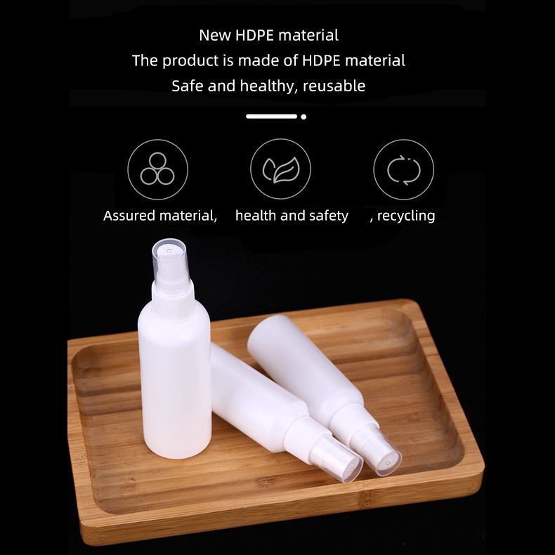 Spray Bottle Sprayer Plastic Spray Bottle Empty Travel Bottles Cosmetic Containers Spray Bottle 10ml 20ml 30ml 50ml 60ml 100ml 200ml