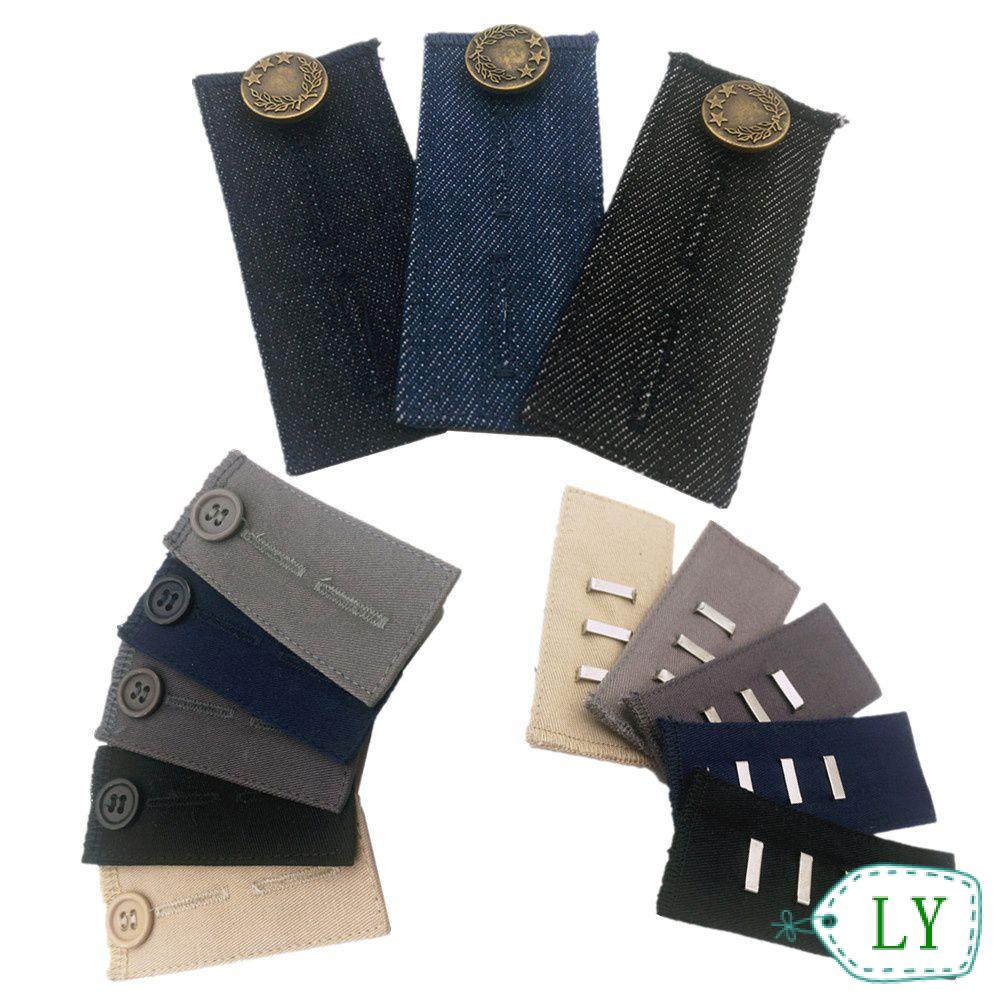 2PCS Waist Extender Metal Button For Skirt Pants Jeans Trousers Belt Waistbands 