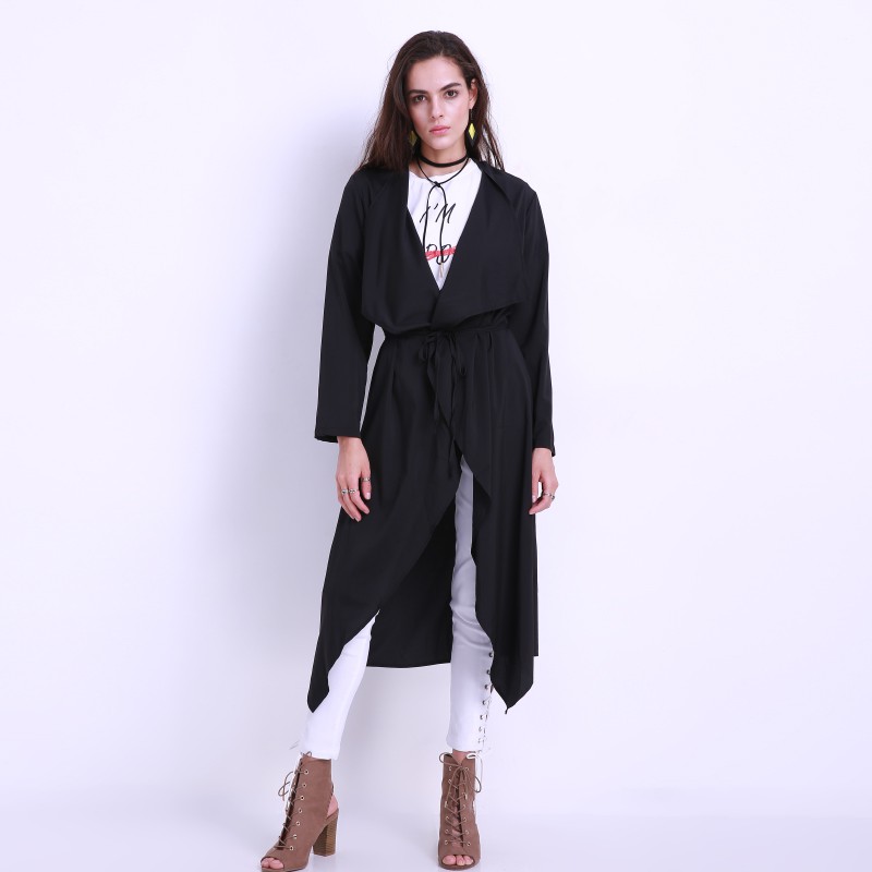 belted maxi cardigan