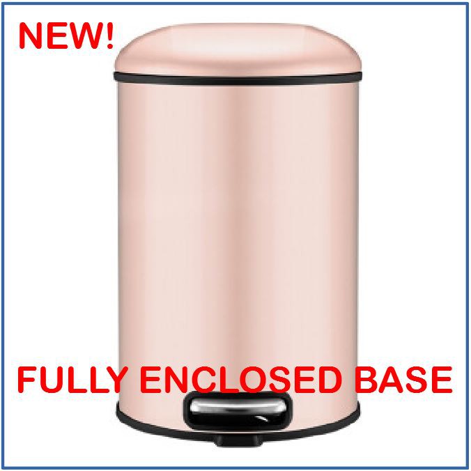 stainless steel dustbin round