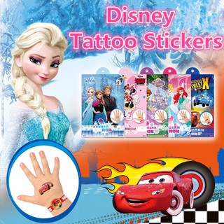 Image of Kids Tattoo Stickers Disney Princess Frozen Tattoos Waterproof Temporary Tattoos Children Birthday Party Goodie Bag