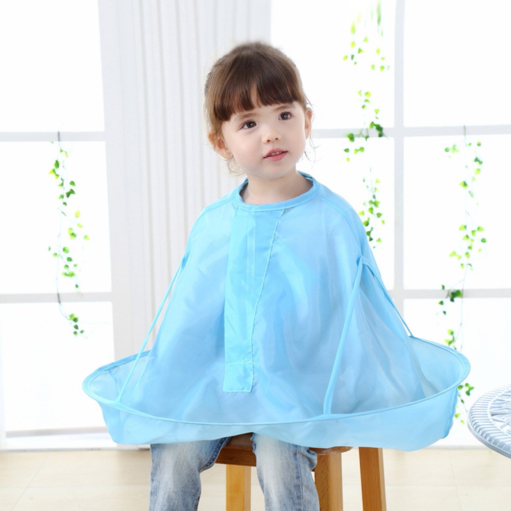 Ohmg Child Kids Hairdresser Hair Cutting Cape Haircut Apron Cloak Clothes Wate