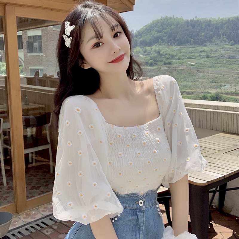 Off shoulder discount crop top shopee